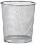 Papierkorb DYNAMO alufarbig (DH 26x28 cm) - grau - DH 26x28 cm