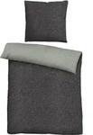 Bettw&auml;sche BIBER titanium (BT 135x200 cm) - grau - BT 135x200 cm