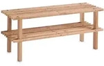 Schuhregal BAMBOO (BHT 70x30x26 cm) - braun - BHT 70x30x26 cm