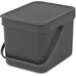 Abfalleimer SORT & GO (LBH 45.20x44.80x20 cm) - grau - LBH 45.20x44.80x20 cm