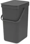 Abfalleimer SORT & GO (LBH 41x26.50x36.50 cm) - grau - LBH 41x26.50x36.50 cm