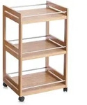 Rollwagen BAMBOO (BHT 45,70x76x38 cm) - braun - BHT 45,70x76x38 cm