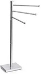Handtuchhalter SERVANT (BHT 37x86x22 cm) - silber - BHT 37x86x22 cm