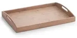 Serviertablett (BHT 44x5,50x30 cm) - braun - BHT 44x5,50x30 cm