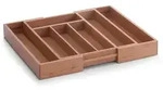Besteckkasten BAMBOO (BHT 29x5x33,50 cm) - braun - BHT 29x5x33,50 cm