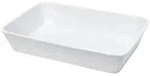 Auflaufform K&Uuml;CHENPROFI BURGUND (BHT 23.50x6x35 cm) - wei&szlig; - BHT 23.50x6x35 cm