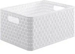 Korb COUNTRY wei&szlig; (BHT 37x19x28 cm) - wei&szlig; - BHT 37x19x28 cm