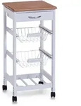 K&uuml;chenrollwagen BIANCO (BHT 36x76x36 cm) - BHT 36x76x36 cm