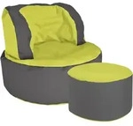 Sitzsack SCUBA (DH 85x65 cm) - gr&uuml;n - DH 85x65 cm