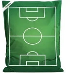 Sitzsack Little BigBag SOCCER (LBH 125x95x20 cm) - LBH 125x95x20 cm