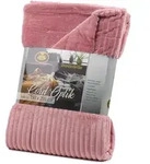Wohndecke Cord (BL 150x200 cm) - rosa - BL 150x200 cm