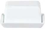Butterdose GRANDE (BHT 10.50x5x8 cm) - wei&szlig; - BHT 10.50x5x8 cm