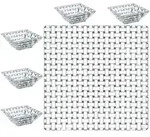 Schalen-Set BOSSA NOVA (LBH 28.60x9.10x28.60 cm) - transparent - LBH 28.60x9.10x28.60