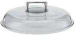 Glasdeckel R&Ouml;SLE SILENCE (D 28 cm) - wei&szlig; - D 28 cm