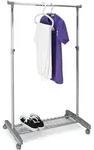 Rollgarderobe NIKLAS (BHT 83x170x43 cm) - grau - BHT 83x170x43 cm