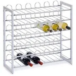 Weinregal stapelbar (LBH 68x26.50x63 cm) - wei&szlig; - LBH 68x26.50x63 cm