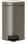 Abfalleimer (LBH 26x32x43 cm) - silber - LBH 26x32x43 cm
