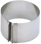 Tortenring KAISER (LBH 17,50x17,50x9,50 cm) - silber - LBH 17,50x17,50x9,50 cm