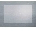 Tischset silber/schwarz met. (LB 46x33 cm) - LB 46x33 cm