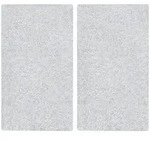 Herdabdeckplatten-Set CLEAR (BHT 30x.80x52 cm) - wei&szlig; - BHT 30x.80x52 cm