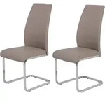 Freischwinger AMBER 4 2er Set (BHT 43x103x59 cm) - BHT 43x103x59 cm