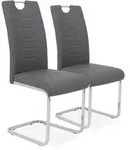 Freischwinger RUBY S 2er Set (BHT 44x103x60 cm) - Bezug: Lederlook - BHT 44x103x60