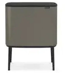 Abfalleimer BO TOUCH BIN (LBH 38x59x54 cm) - silber - LBH 38x59x54 cm