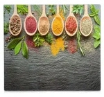 Herdabdeckplatte Spices (BH 56x50 cm) - grau - BH 56x50 cm