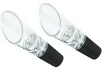 Weinausgie&szlig;er-Set cilio (BHT 8x9.50x4 cm) - schwarz - BHT 8x9.50x4 cm