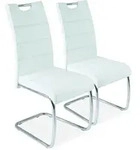 Freischwinger FLORA S 2er Set (BHT 42x98x57 cm) - Bezug: Lederlook - BHT 42x98x57 cm