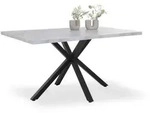 Esstisch HARO (LBH 140x90x76 cm) - grau - LBH 140x90x76 cm