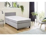 Boxspringbett SALLY (LF 100x200 cm) - Bezug: Stoff - LF 100x200 cm