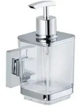 Seifenspender QUADRO (BHT 7.50x16x10 cm) - wei&szlig; - BHT 7.50x16x10 cm