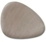 Tischset OVAL taupe (BT 42x34 cm) - braun - BT 42x34 cm