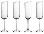 Sektkelch-Set NEWMOON (DH 5x22.60 cm) - transparent - DH 5x22.60 cm