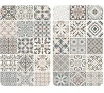 Herdabdeckplattenset KACHEL (BHT 30x5.50x52 cm) - BHT 30x5.50x52 cm