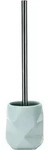 WC-B&uuml;rsten-Halter CRACKLE (LBH 10.60x10.60x39 cm) - gr&uuml;n - LBH 10.60x10.60x39 cm