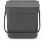 Abfalleimer SORT & GO (LBH 39x29x19.40 cm) - grau - LBH 39x29x19.40 cm