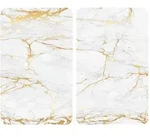 Herdabdeckplattenset MARMOR (BHT 30x5.50x52 cm) - BHT 30x5.50x52 cm
