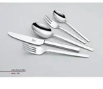 Besteckgarnitur JUSTINUS ALPHA (BHT 39.50x6.10x50.20 cm) - silber - BHT