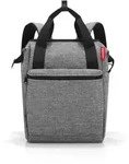allrounder reisenthel R - twist SILVER (BHT 25x40x17 cm) - grau - BHT 25x40x17 cm