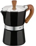 Espressokocher cilio CLASSICO NATURA (BHT 14.50x20x14.50 cm) - schwarz - BHT