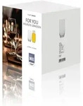 Becher-Set FOR YOU - transparent