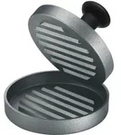 Hamburgerpresse BBQ (D 12 cm) - schwarz - D 12 cm