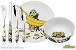 Kinderbesteck-Set WMF MINIONS (LBH 40x25x10 cm) - silber - LBH 40x25x10 cm