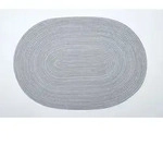 Tischset SAMBA oval (BL 48x33 cm) - grau - BL 48x33 cm