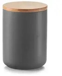 Vorratsdose mit Bamboodeckel (DH 10x13.50 cm) - grau - DH 10x13.50 cm