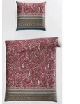 Bettw&auml;sche Satin BURANO (BT 135x200 cm) - rot - BT 135x200 cm