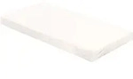 Spannbettlaken MERKUR Biber (BL 100x200 cm) - wei&szlig; - BL 100x200 cm