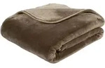 Decke PREMIUM taupe (BL 130x170 cm) - braun - BL 130x170 cm
